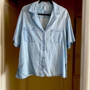 Zara Blouse (blue) ; size M